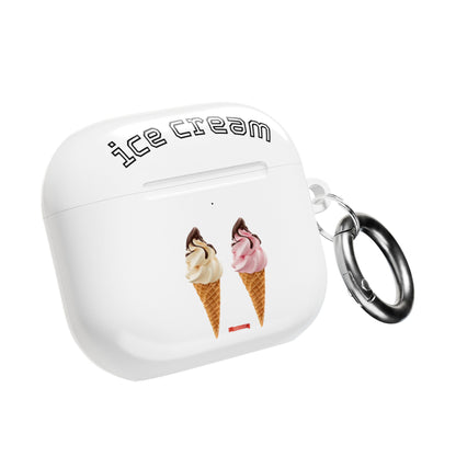 Cute Ice Cream AirPod Case - Fun Gift for Ice Cream Lovers, Cute Accessory, Summer Vibes, Unique Tech Pouch